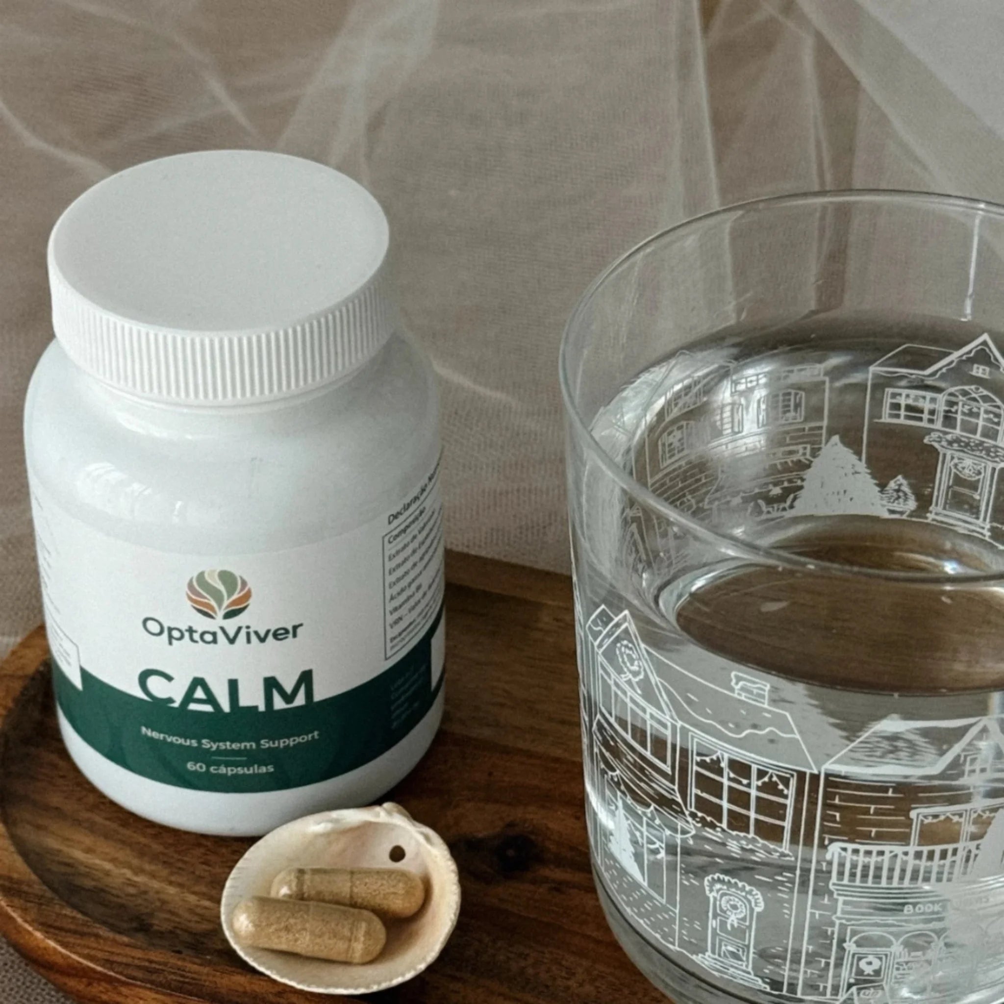 OptaViver - Suplemento Calm anti-stress 60 cápsulas