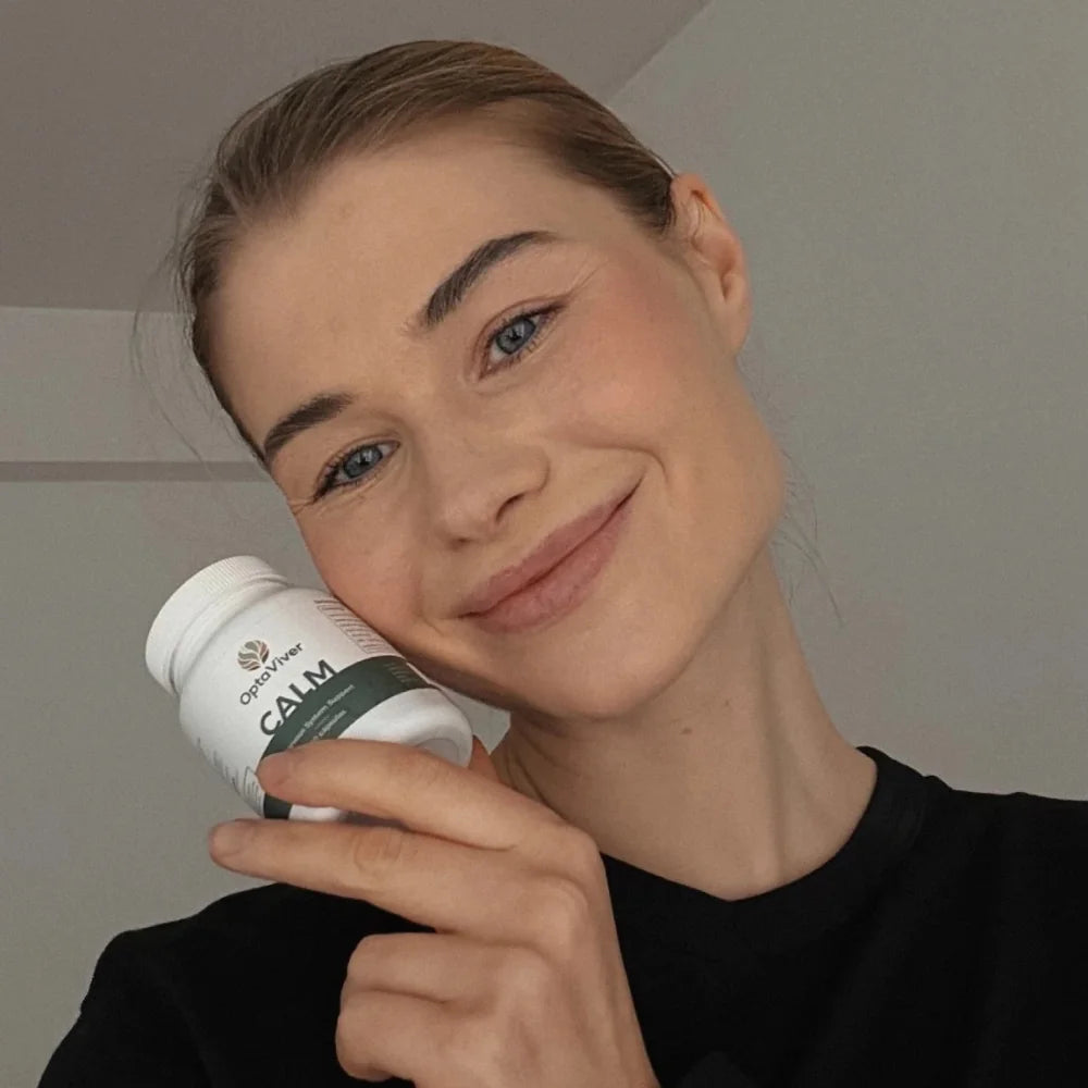 OptaViver - Suplemento Calm anti-stress 60 cápsulas, Suplemento Digest para digestão 60 cápsulas, Suplemento Balance apoio hormonal 60 cápsulas