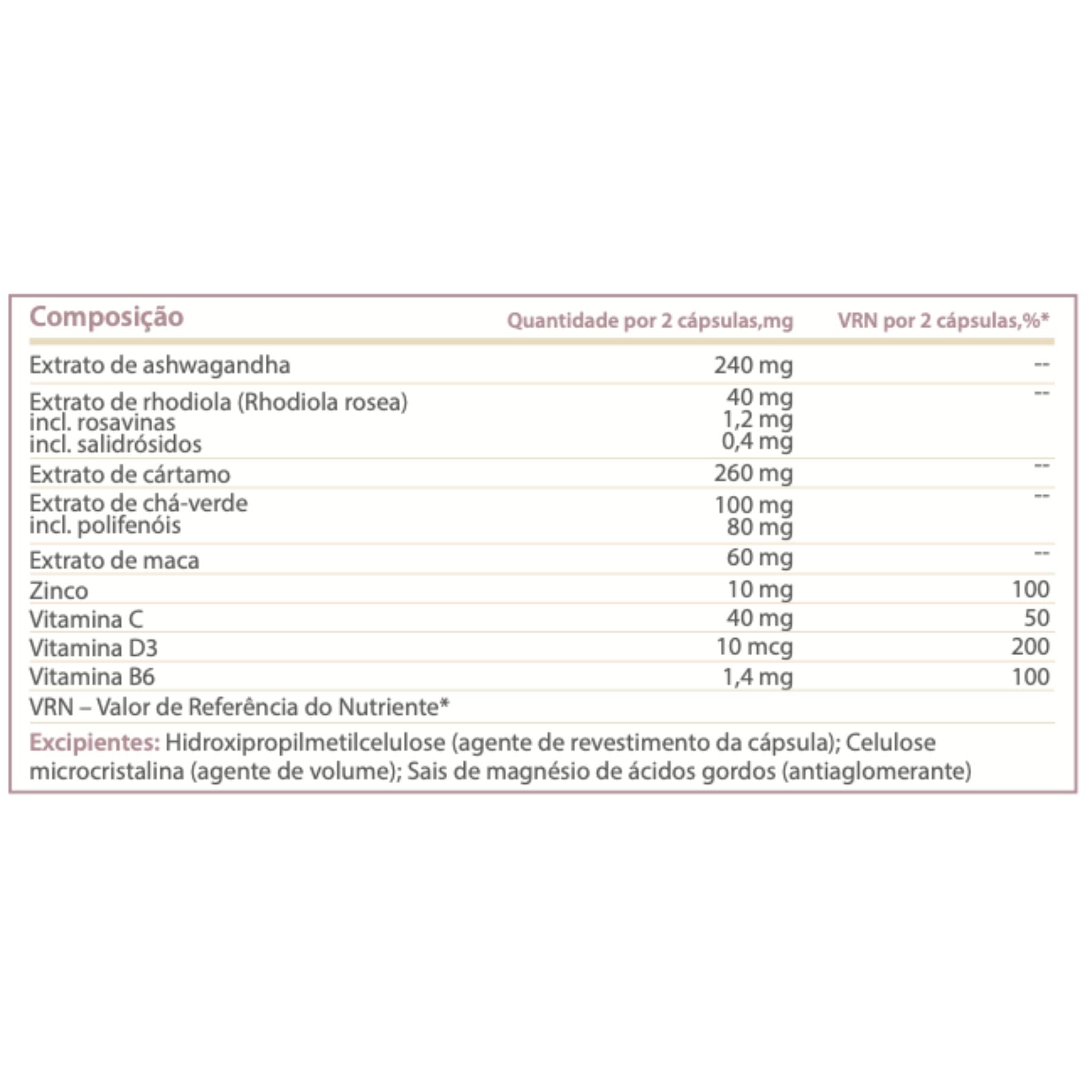 OptaViver - Suplemento Balance apoio hormonal 60 cápsulas